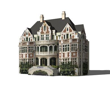 European Castle 3d model