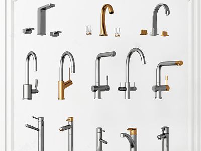 Modern faucet combination model