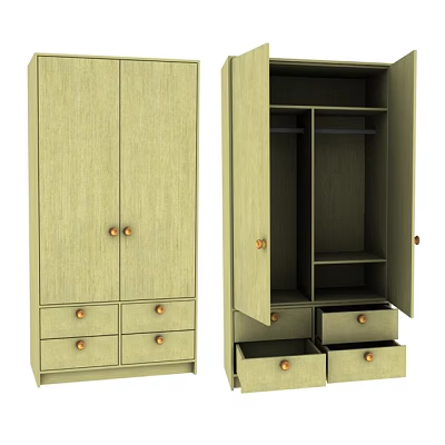 Wardrobe cabinet 3d model