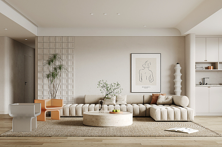 The Silent Living Room 3d model