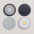 Stylish Round Rugs With Colorful Concentric Patterns For Modern Home Decor Accents
