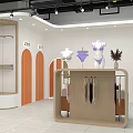 MJ Clothing Store Modern Interior With Fashion Apparel Mannequins And Bright Lighting