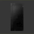 Sleek Black Rectangular Electronic Appliance With Modern Design And Durable Exterior