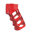 3D Printed Red Human Organ Scaffold With Porous Biomedical Structure Design