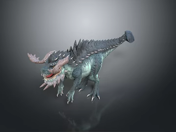Frost Dragon Fantasy Creatures Scale Texture Fierce Appearance Game Characters Mythical Beasts Mythical Animals (ID:ggajh581475)