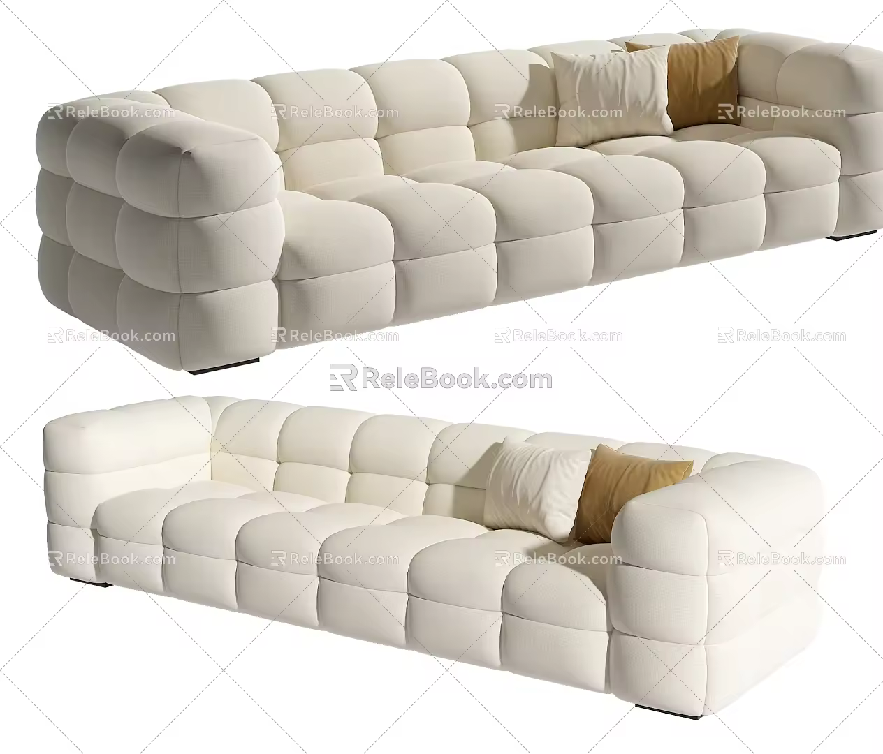 Modern Multiplayer Sofa 3d model