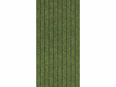 Stylish Double Sofa With Green Striped Texture Upholstery For Modern Living Room Furniture 3d model
