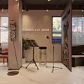 AIMILI Bar Interior Design With Cocktail Whisky Red Bear Sculpture Marble Floor And Chandeliers
