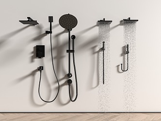 Modern Shower 3d model