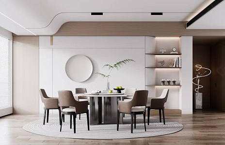 Modern Restaurant 3d model