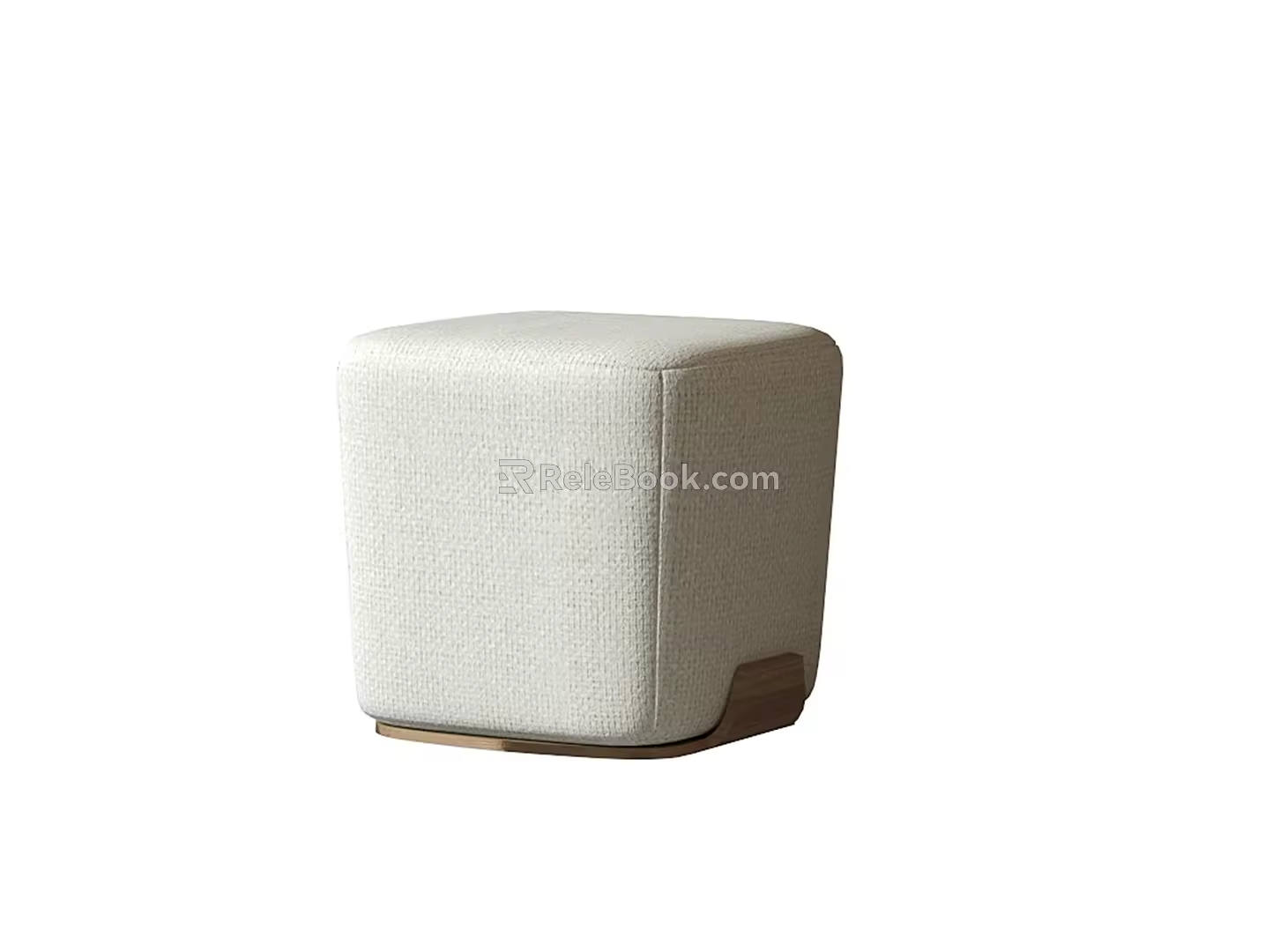 Sofa stool Soft stool Shoe changing stool 3d model