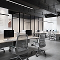 Office Area 3d model