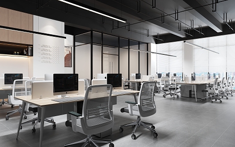 Office Area 3d model