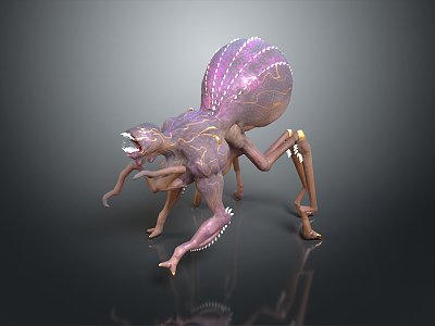 Monster Warrior Alien Monster Alien Monster 3d model