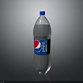 Refreshing Pepsi Soft Drink In Transparent Plastic Bottle With Blue Cap And Brand Label