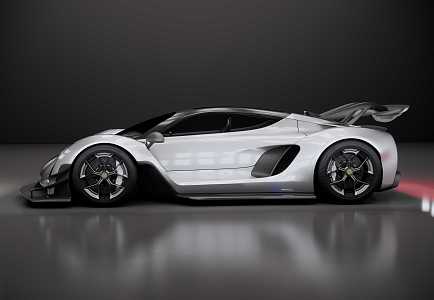 Modern sports car Super sports car 3d model