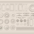 Carved 3d model