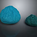Teal Woven Fashion Bags Featuring Large and Small Textured Design for Accessories