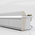 Light Luxury Monitoring Table Operation Desk Dispatching Command Table Console Command Table 3d model