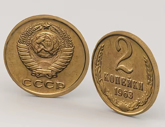 Gold Coins Ancient Coins Collectible Coins Currency Copper Coins Steel Arongs Cultural Relics Foreign Currency Money 3d model