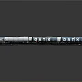 Railway Tanker Train Cars On Parallel Tracks With Metal Rails