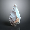 Unique Natural Stone Decorative Piece With Irregular Shape Light Color And Smooth Texture
