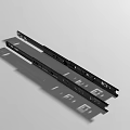 Black Metal Drawer Slides For Smooth Furniture Drawer Operation And Durability