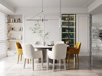 Modern Restaurant 3d model