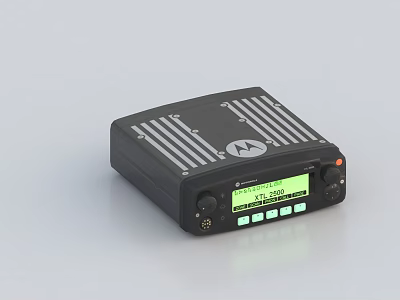 Motorola Wireless Bluetooth Speaker With Black Design Screen Display And Button Control 3d model