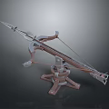 Siege Vehicle Siege Crossbow Arrow Mechanical Crossbow Shift Bow Arrow 3d model
