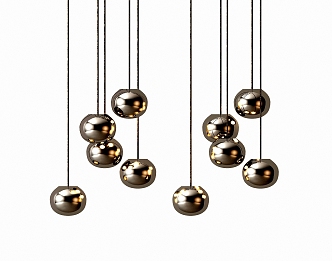 Modern chandelier 3d model