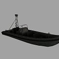 Speedboat yacht low model video game 3d model