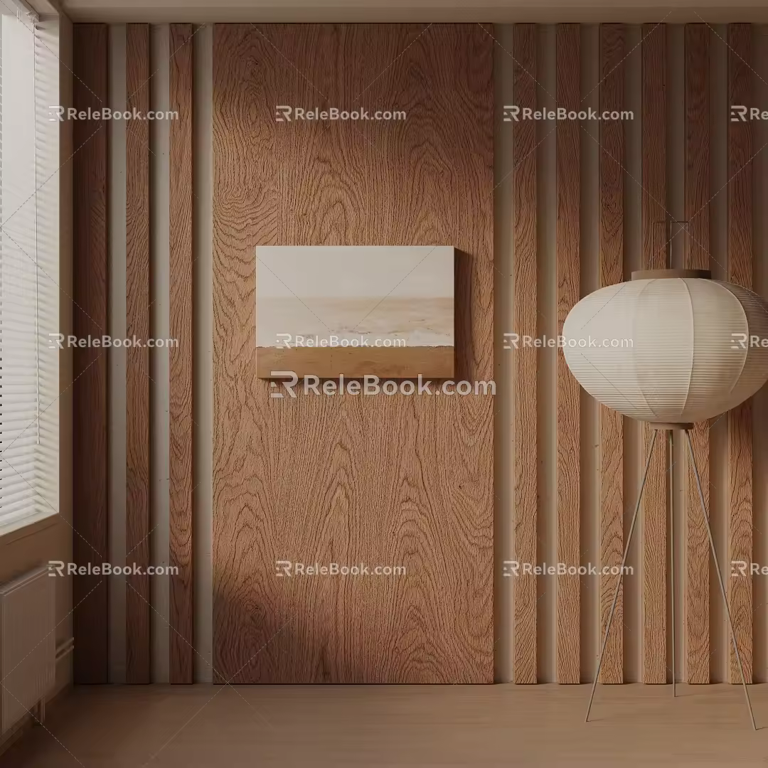 Modern floor lamp 3d model