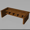 Modern Orange Storage Bench Furniture With Multiple Compartments And Functional Design