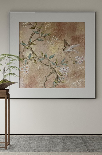 New Chinese Decorative Painting 3d model