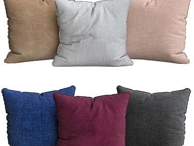 Pillow Square Pillow Sofa Pillow 3d model