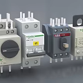 Industrial Equipment Circuit Breakers Switches By Schneider ABB With Knobs Buttons Current Ratings