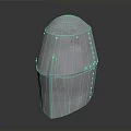 Medieval Metal Helmet With Rivets Historical Protective Armor Equipment