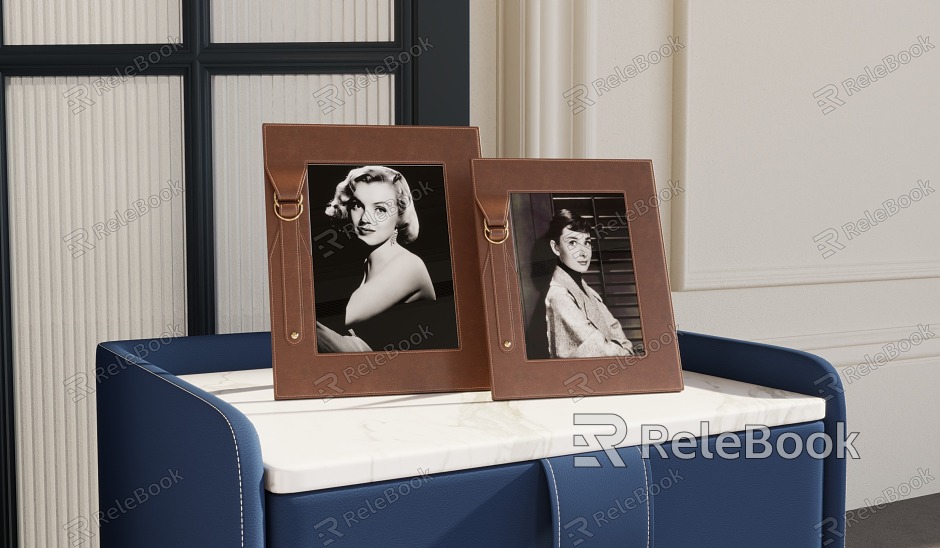 Hepburn Leather Exquisite Photo Frame model