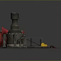 Industrial LOFT Machining Machine Tools Refinery Processing Tools 3d model