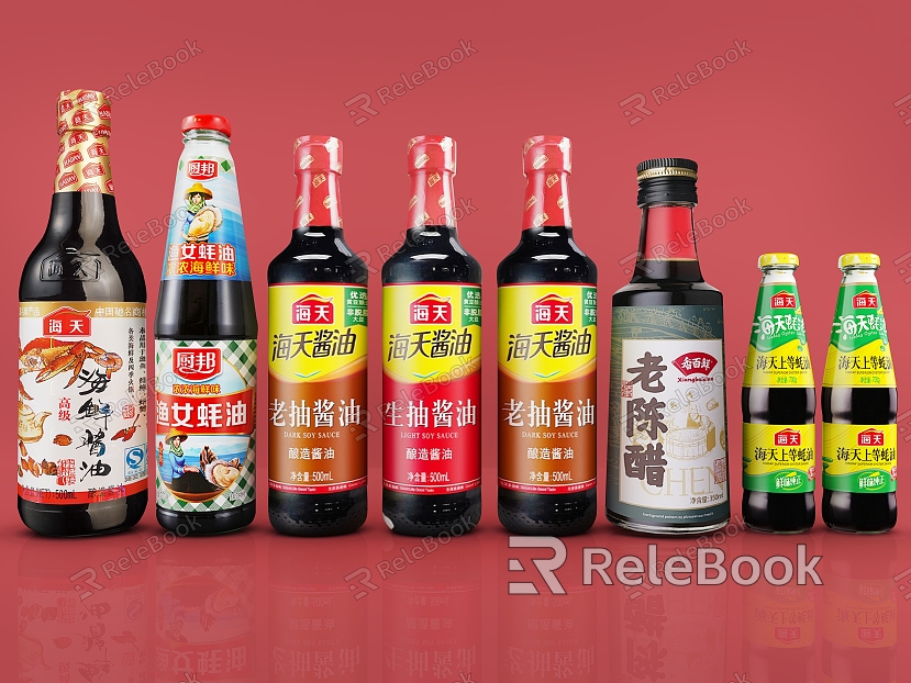 Seasoning combination seasoning bottle sesame oil rapeseed oil old soy sauce oyster sauce mature vinegar sesame oil seasoning kitchen supplies soy sauce sesame oil raw soy sauce bottle model