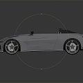 Modern sports car Aston Martin 3d model