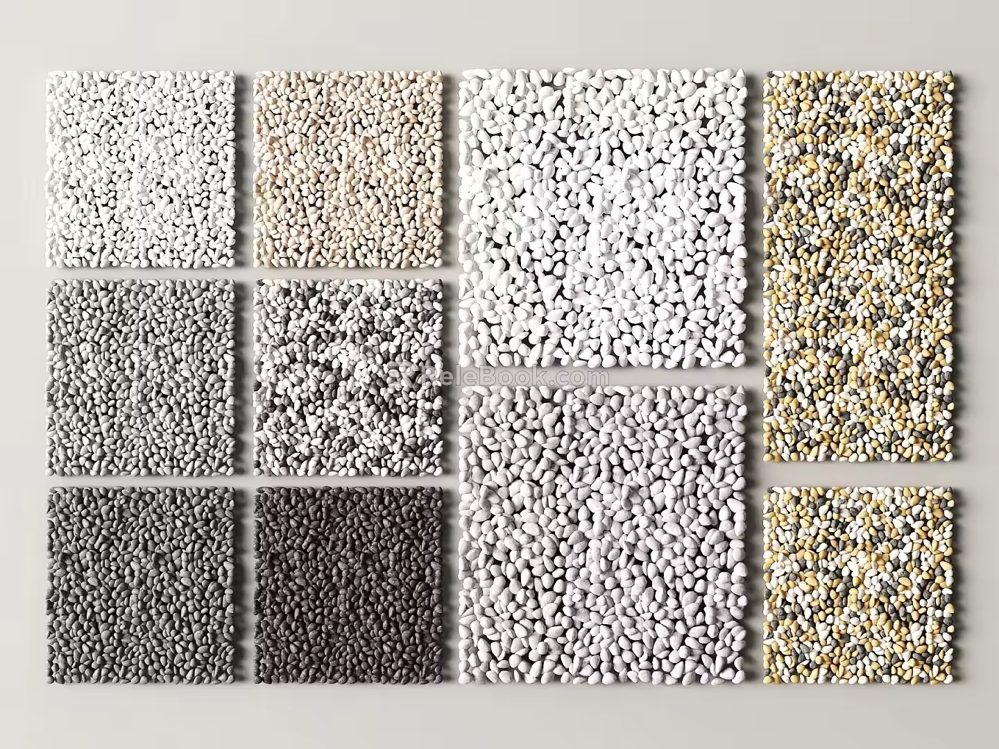 Ting Step Pebbles Gravel Pebbles Ting Step Stone Ting Step Gravel Ting Step 3d model