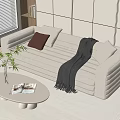 Modern Minotti Multiplayer Sofa 3d model
