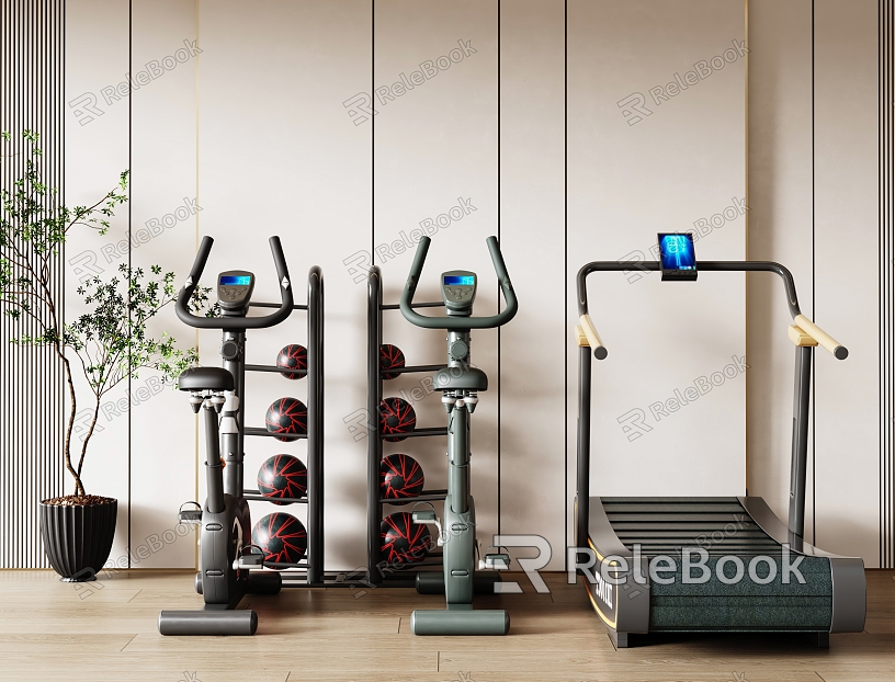 Modern Fitness Equipment model