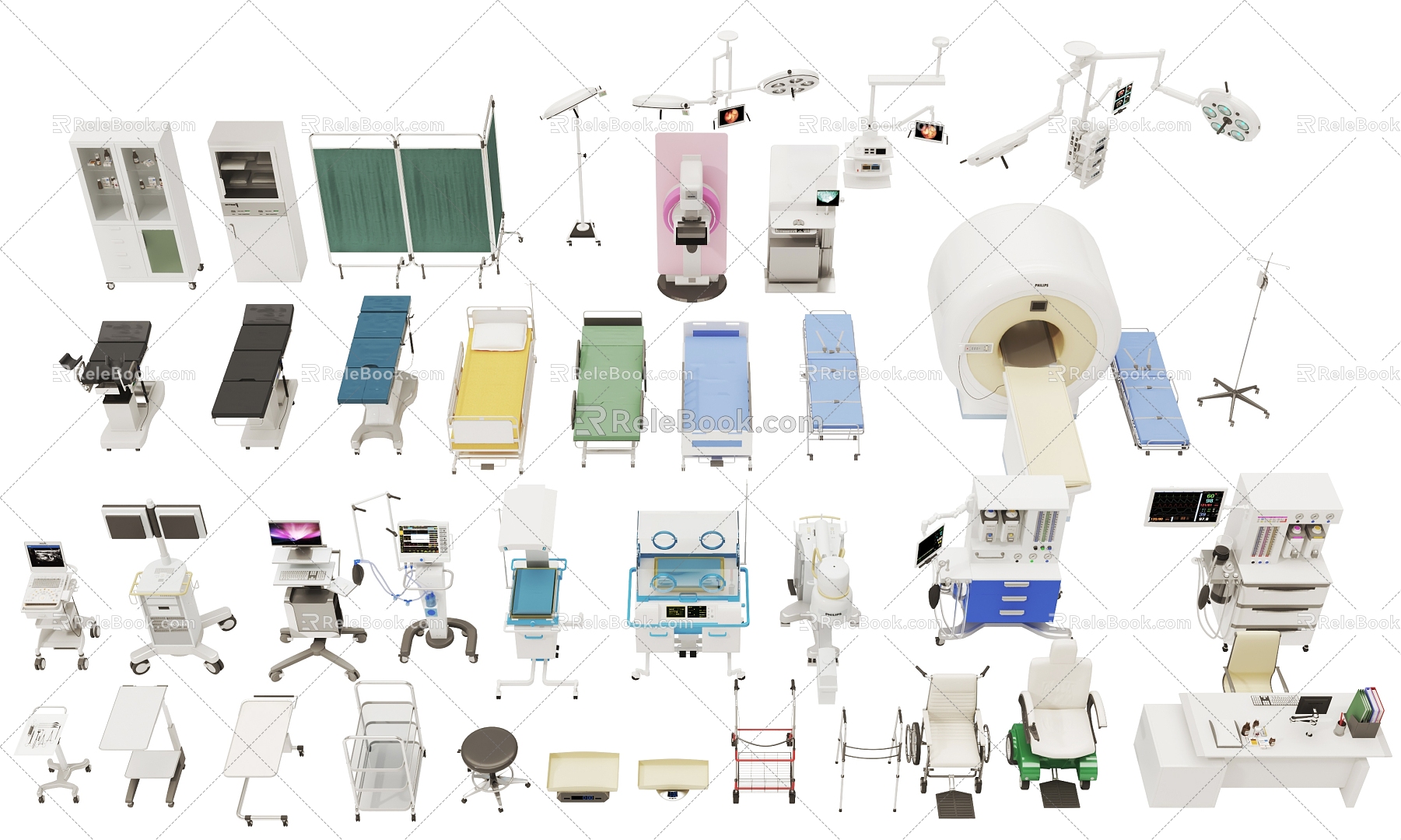 Modern Medical Equipment Medical Equipment Medical Equipment 3d model