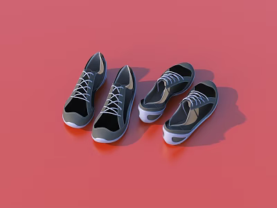 sneaker running shoes sneakers 3d model