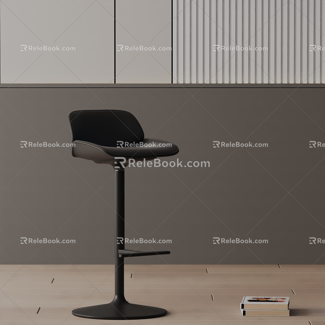 Modern Bar Chair 3d model