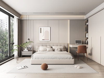 Modern Bedroom 3d model