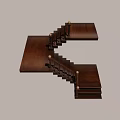 Modern Floating Staircase With Wooden Steps And Metal Railings Design